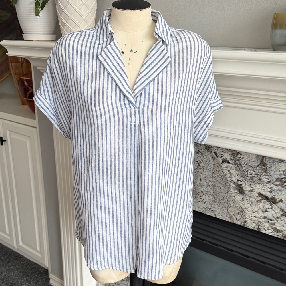 Beachlunchlounge linen/cotton top